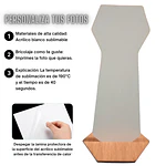 Corbata - Galardon "Dia del Padre" - Acrilico Sublimable