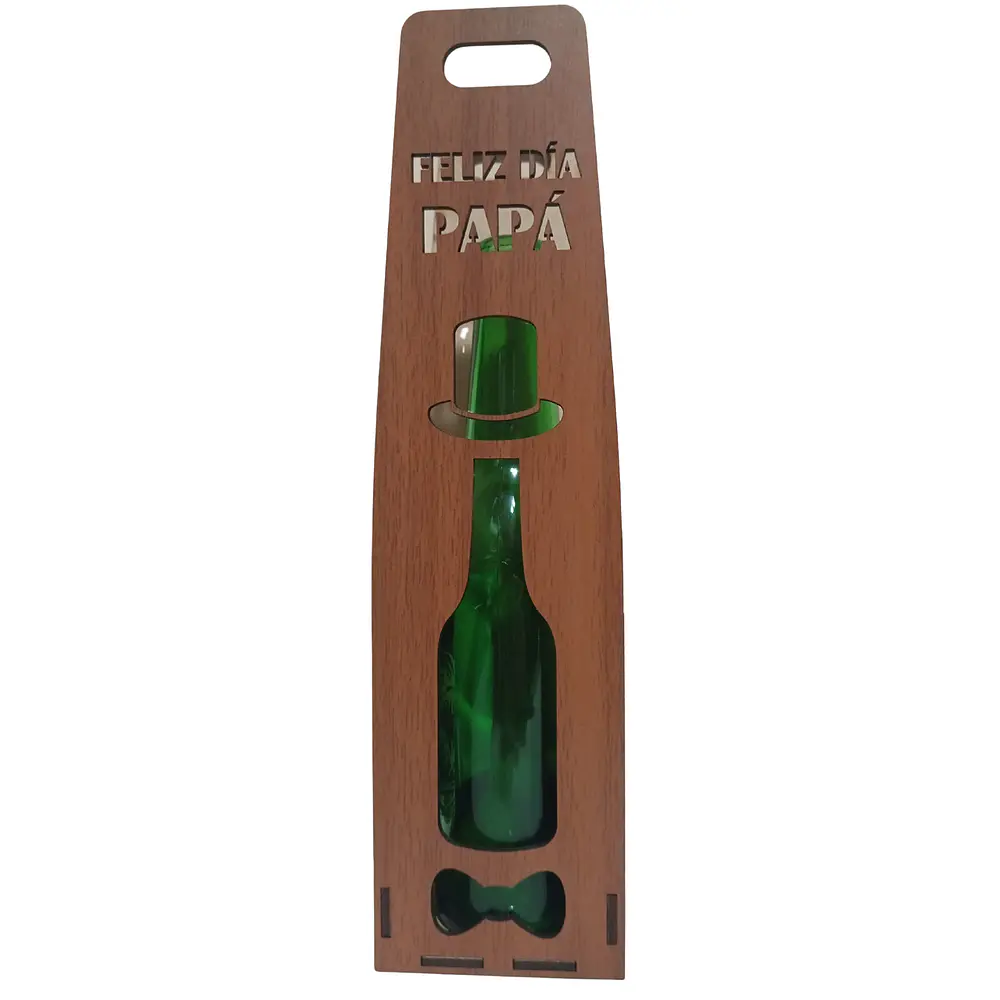 Porta Botella Cerveza - Dia del Padre Papá