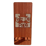 Soporte Porta Celular de Madera - Día de Padre