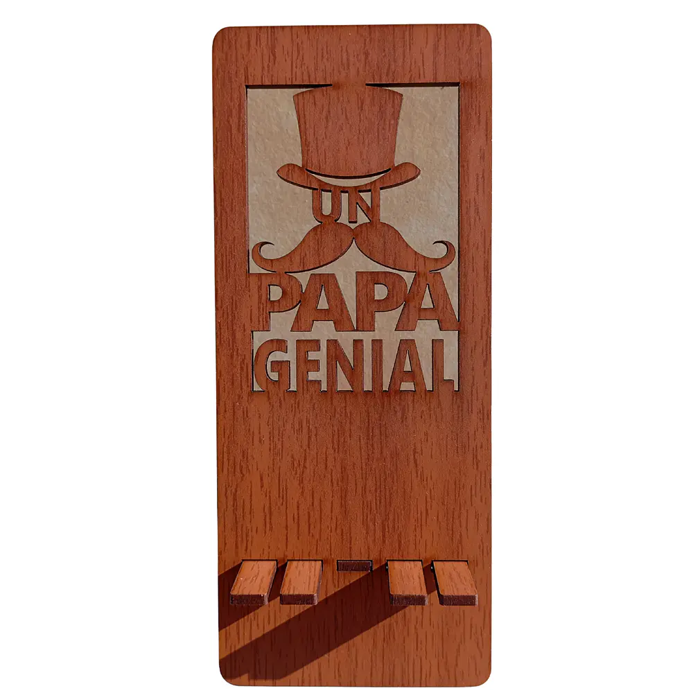 Soporte Porta Celular de Madera - Día de Padre