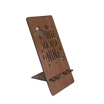 Día de la Niñez - Soporte Porta Celular de Madera - Niño o Niña