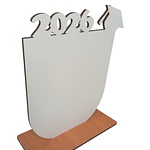 12u - Cuadro MDF Sublimable Graduación 2026 con Base