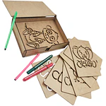 Grafomotricidad Montessori Stencil - Animales Africanos