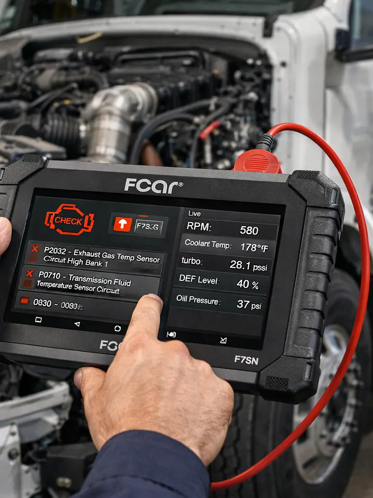 Diagnostico automotriz vehículos pesados 1