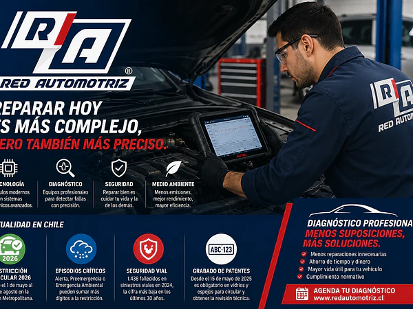 Reparar un vehículo hoy es más complejo que antes: tecnología, diagnóstico y seguridad en Chile
