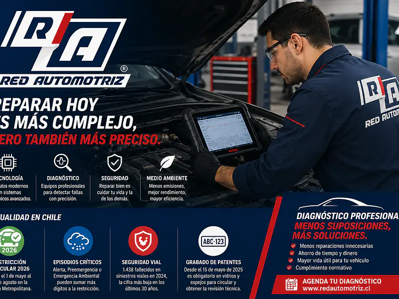 Reparar un vehículo hoy es más complejo que antes: tecnología, diagnóstico y seguridad en Chile