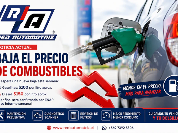 Baja la bencina y el diésel: buena noticia para el bolsillo, pero ojo con el consumo de tu vehículo
