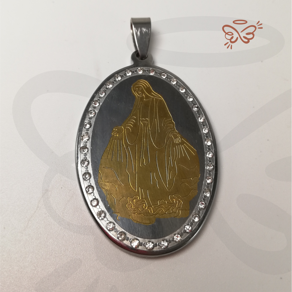 Virgen de La Milagrosa - Medalla Acero 