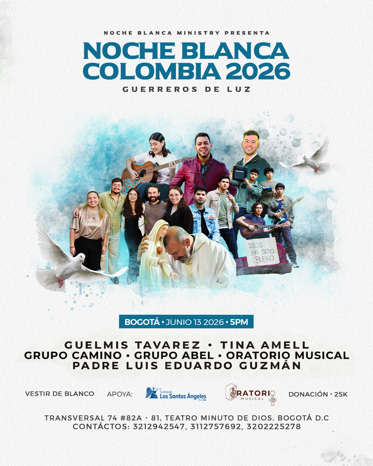 CONCIERTO NOCHE BLANCA - BOGOTÁ 2026
