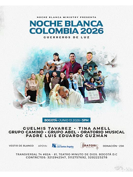 CONCIERTO NOCHE BLANCA - BOGOTÁ 2026