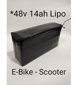 Bateria 48V 14Ah Lipo para Bicicleta o Scooter