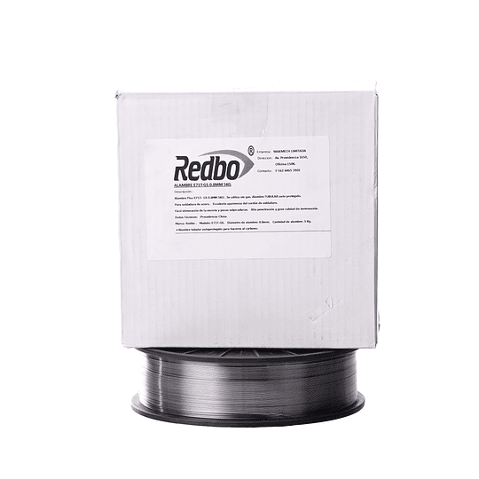 Alambre para Soldadura MIG FLUX REDBO E71T-GS 0.8 mm 5kg