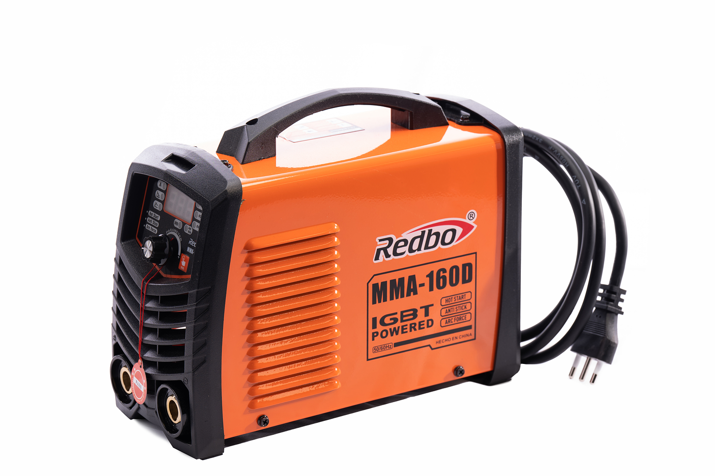 Soldadora Inverter Portátil Redbo MMA-160D (140A, Display Digital, IGBT, Anti-Stick y Arc Force) 1