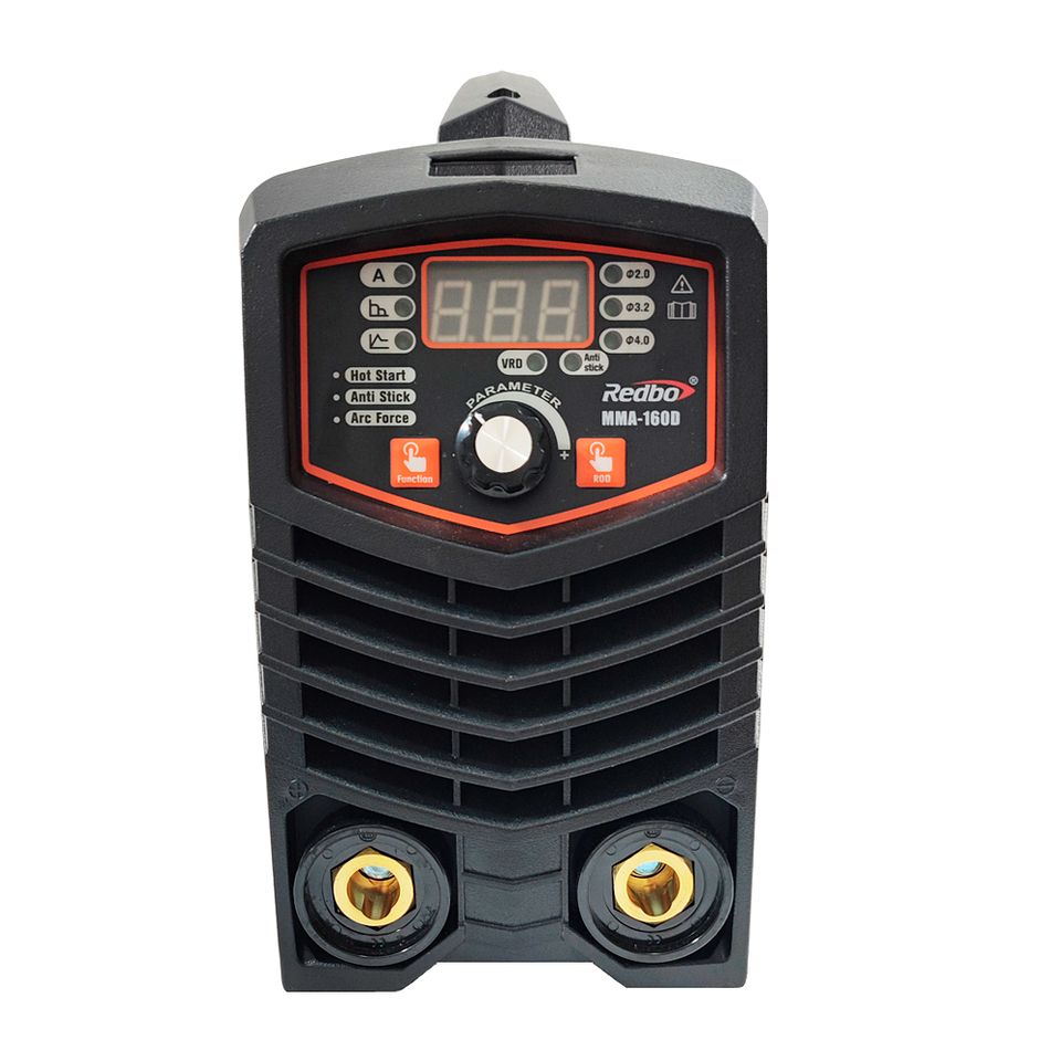 Soldadora Inverter Portátil Redbo MMA-160D (140A, Display Digital, IGBT, Anti-Stick y Arc Force) 5