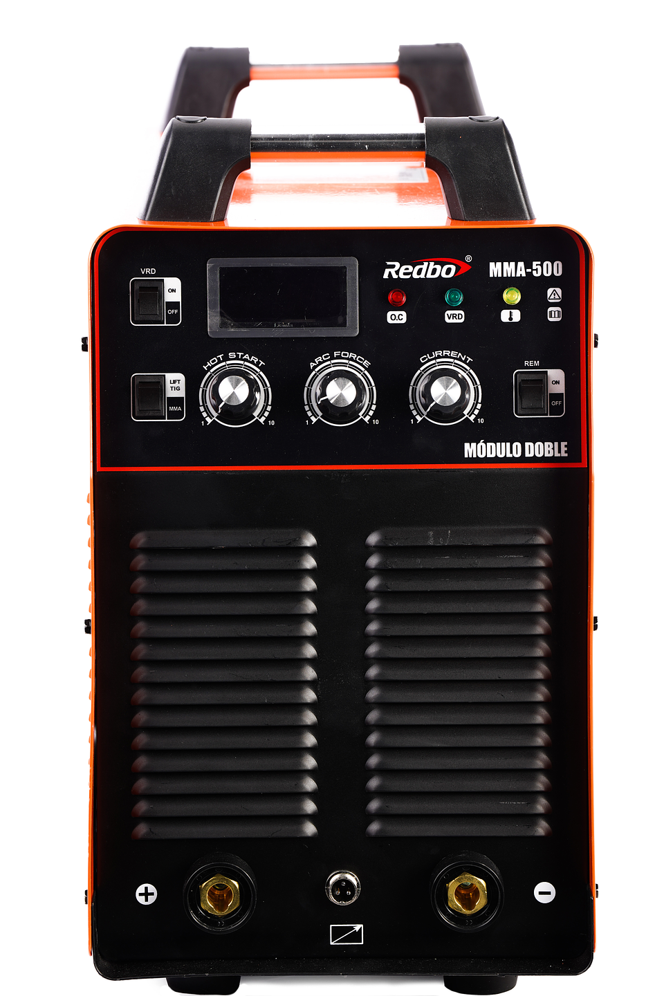 Soldadora Inverter Industrial Trifásica Redbo MMA-500 (420A, 380V, IGBT, Función VRD y Ajuste Manual) 3