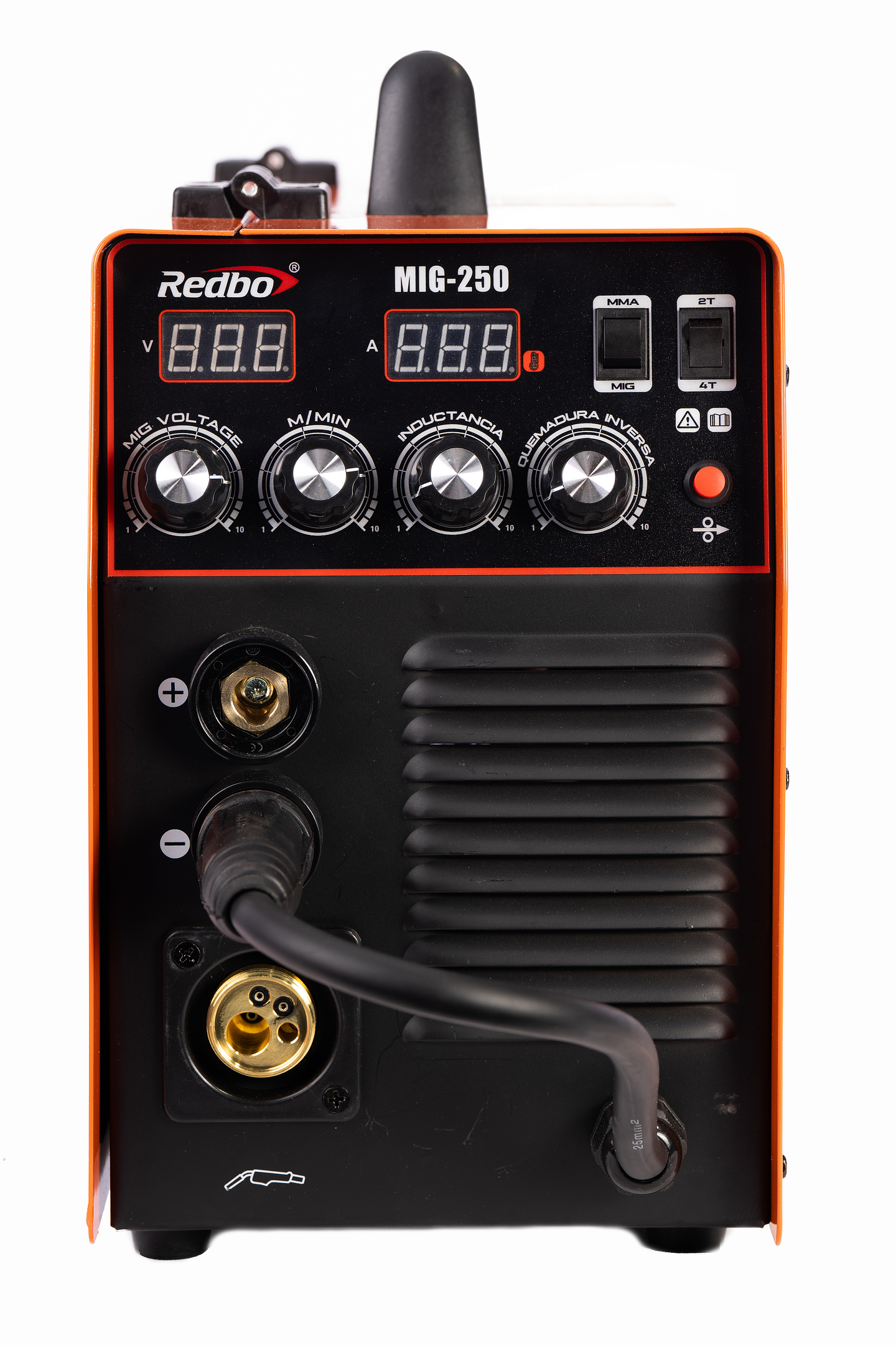 Soldadora Inverter 3 en 1 Redbo MIG-250/5kg (MIG/MMA/TIG, 200A, Tecnología IGBT) 4