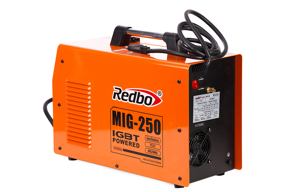 Soldadora Inverter 3 en 1 Redbo MIG-250/5kg (MIG/MMA/TIG, 200A, Tecnología IGBT) 3