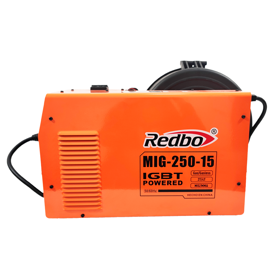 Soldadora REDBO MIG-250/15 kg 3