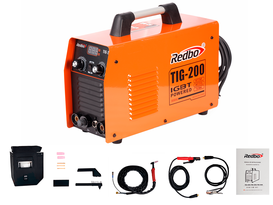 Soldadora Inverter Industrial Trifásica Redbo TIG-400 (380A, 380V, TIG Alta Frecuencia HF / MMA) 2