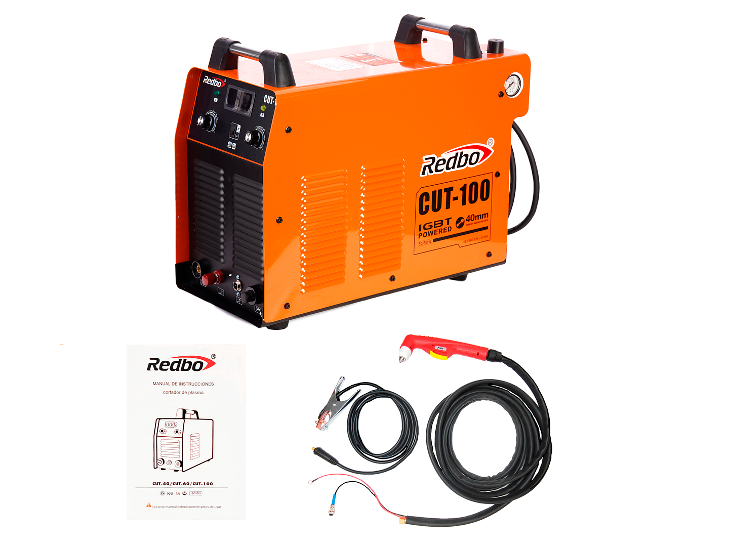 Cortadora de Plasma Industrial Trifásica Redbo CUT-100 (100A, 380V, Gatillo 2T/4T) 2