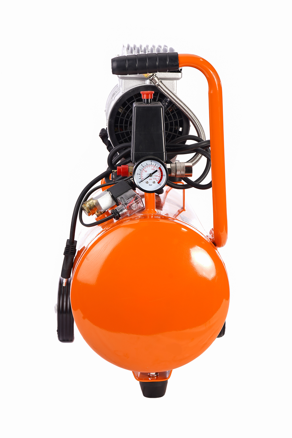 Compresor de Aire Silencioso Redbo OA 550-25L (1 HP, 25 Litros, 110 PSI) 4