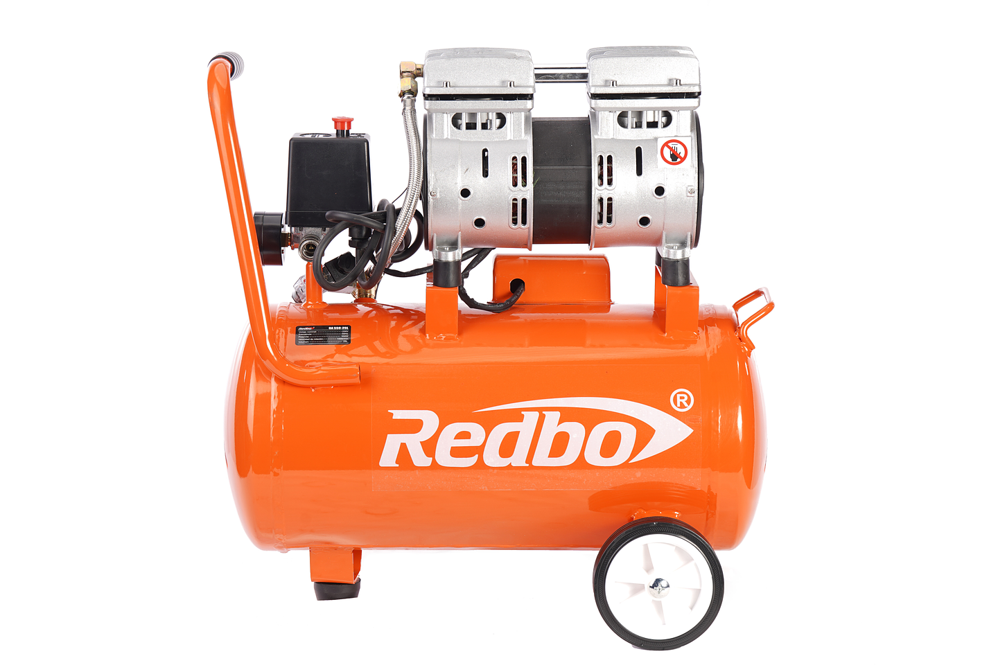 Compresor de Aire Silencioso Redbo OA 550-25L (1 HP, 25 Litros, 110 PSI) 1