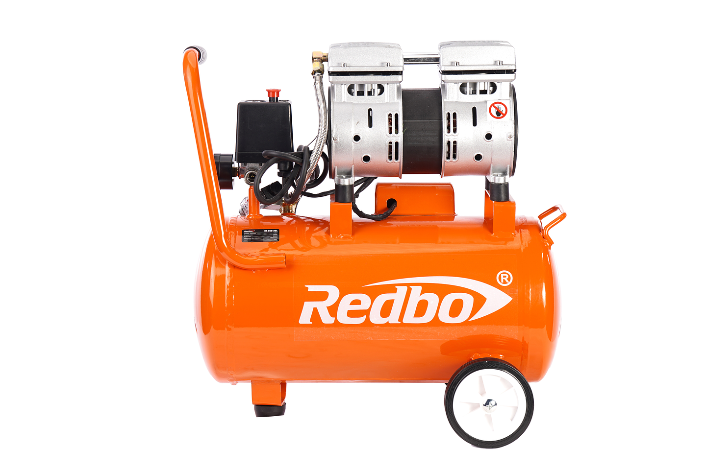 Compresor de Aire Silencioso Redbo OA 550-25L (1 HP, 25 Litros, 110 PSI) 2