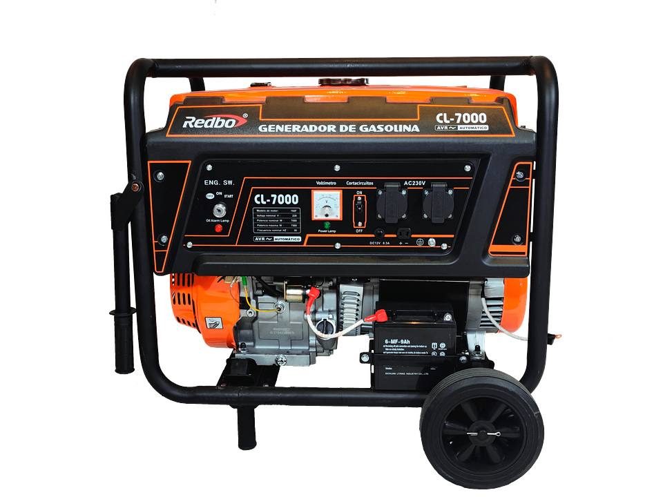 Generador Eléctrico Monofásico Redbo CL-7000 (7.5 kW Máx, Motor OHV 445cc) 1