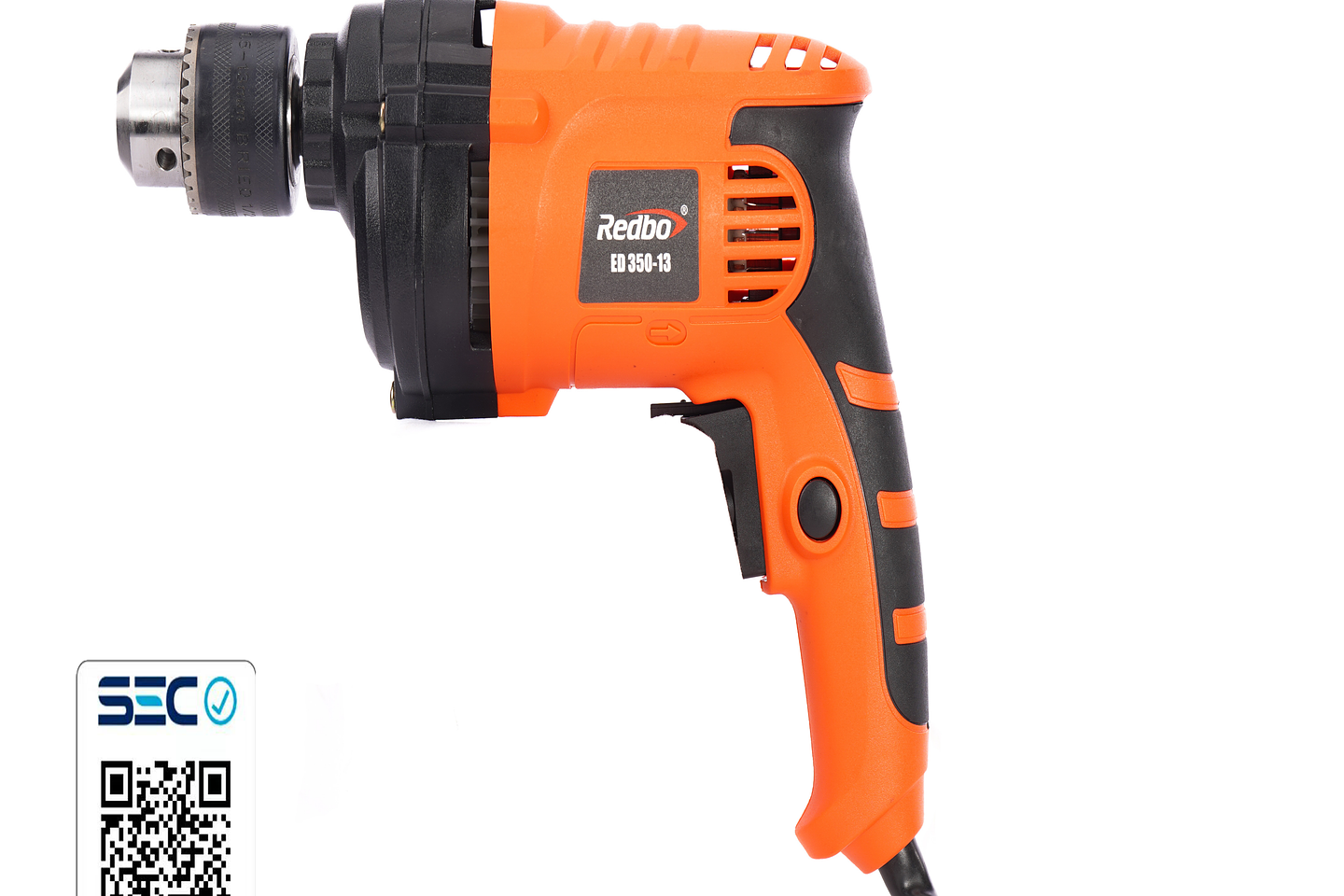 Taladro Eléctrico Redbo ED 350-13 (350W, Mandril 13mm) 1