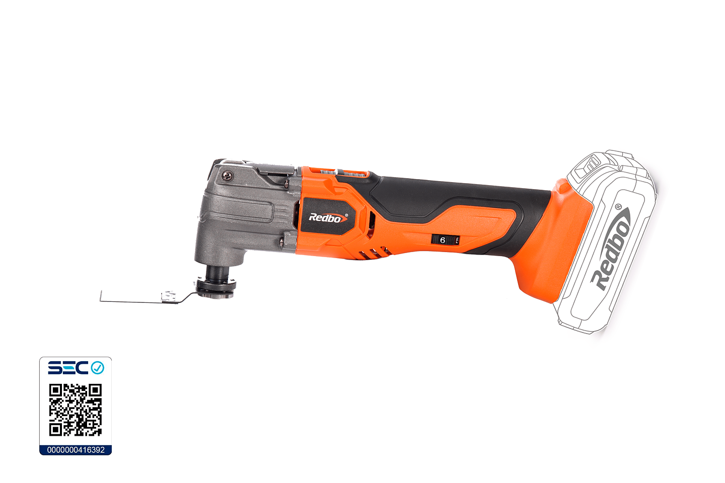 Herramienta Multipropósito Inalámbrica Redbo MT 21V-3 21V (Solo Herramienta - Sin Batería) 3