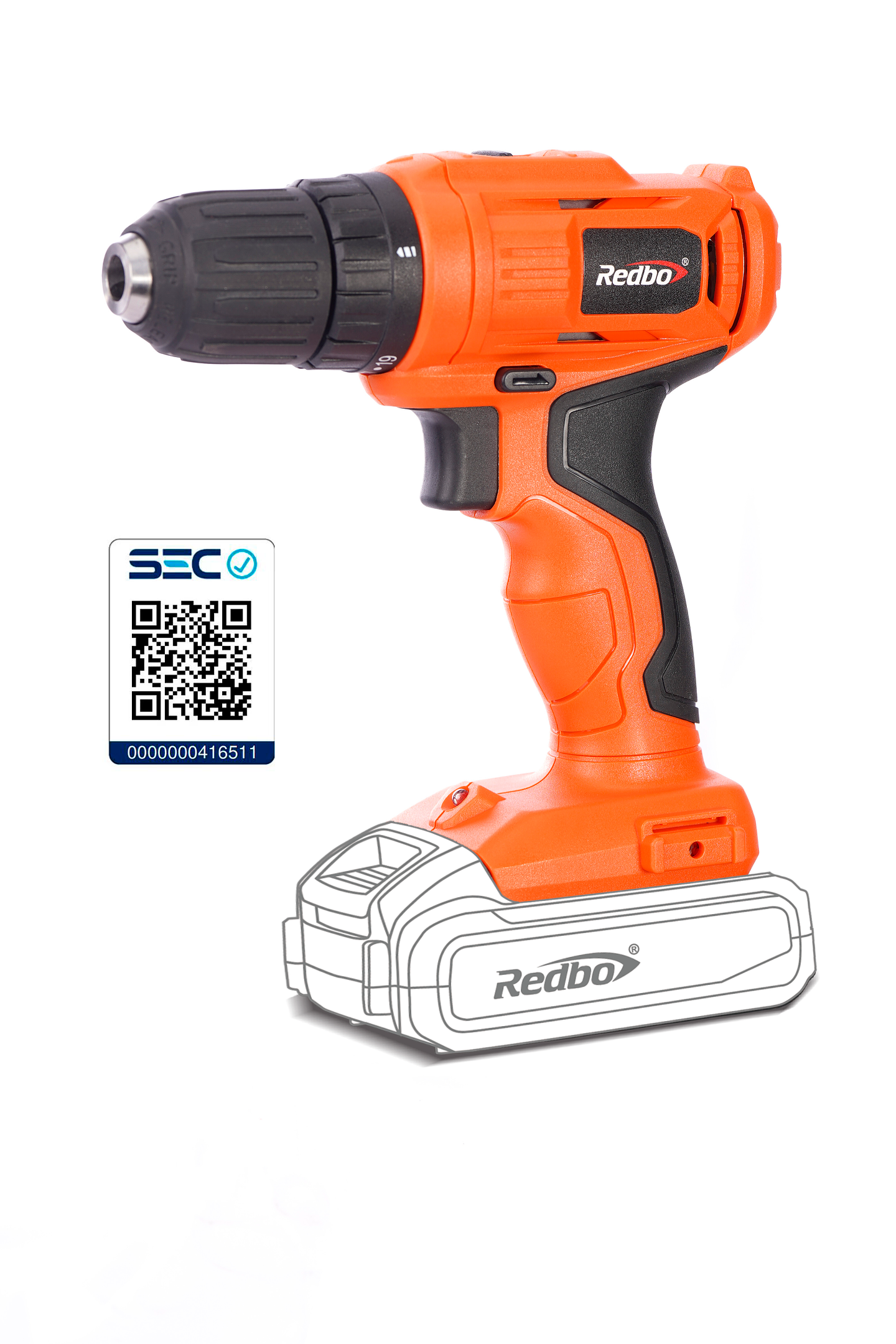 Taladro Inalámbrico REDBO CD 21V-10 4