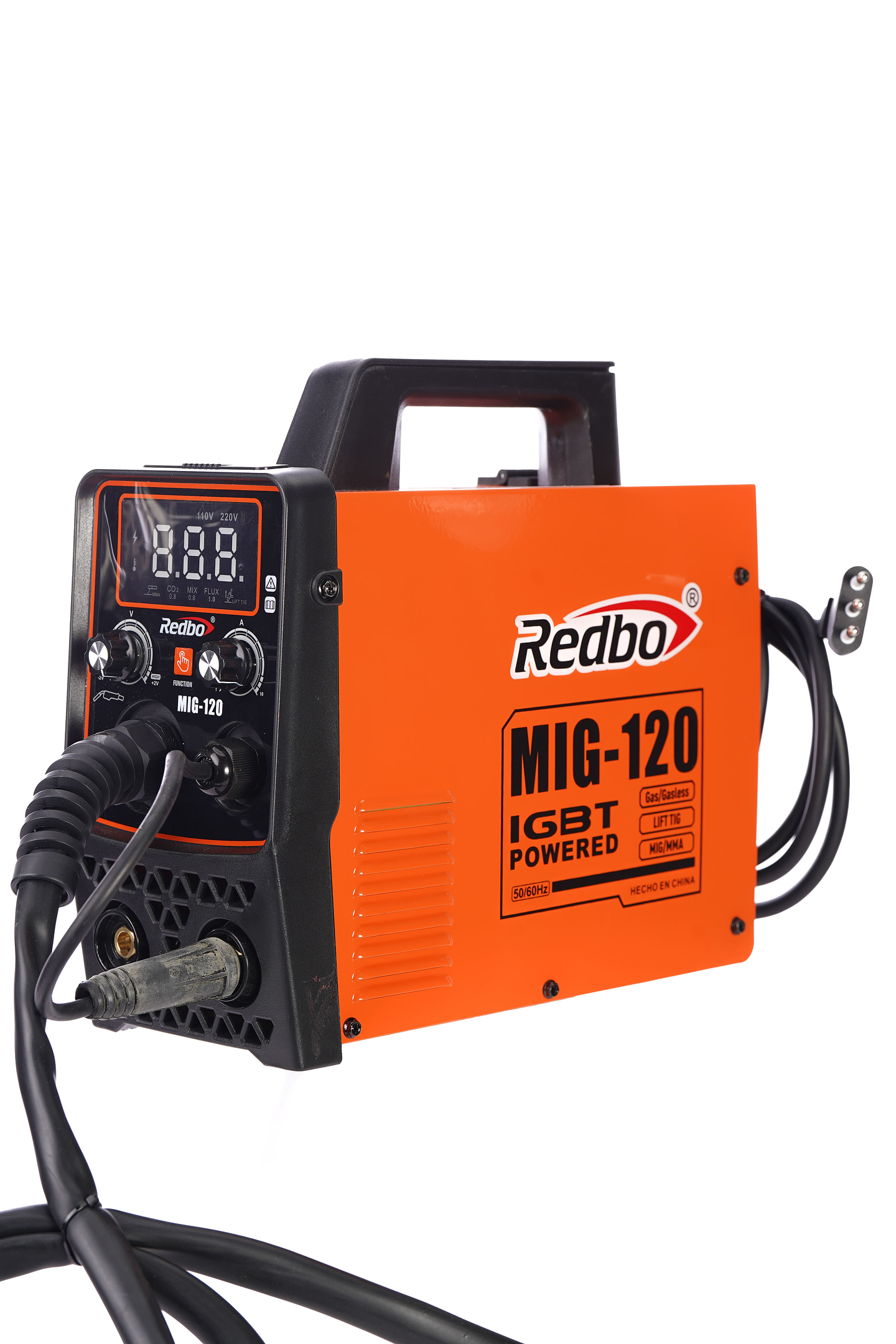 Soldadora Inversora Redbo MIG-120 3 en 1 (MIG/MMA/TIG) 120A + Alambre Flux 0.5 Kg 3