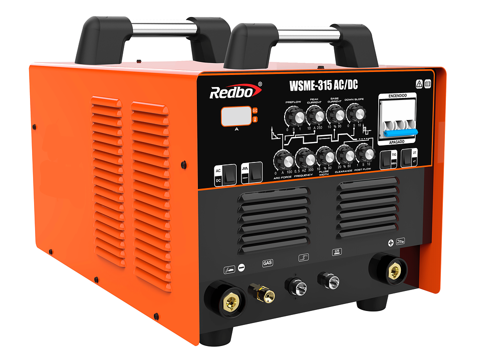 Soldadora Inverter Industrial Trifásica Redbo WSME-315 AC/DC (290A, 380V, TIG Aluminio HF / MMA) 1