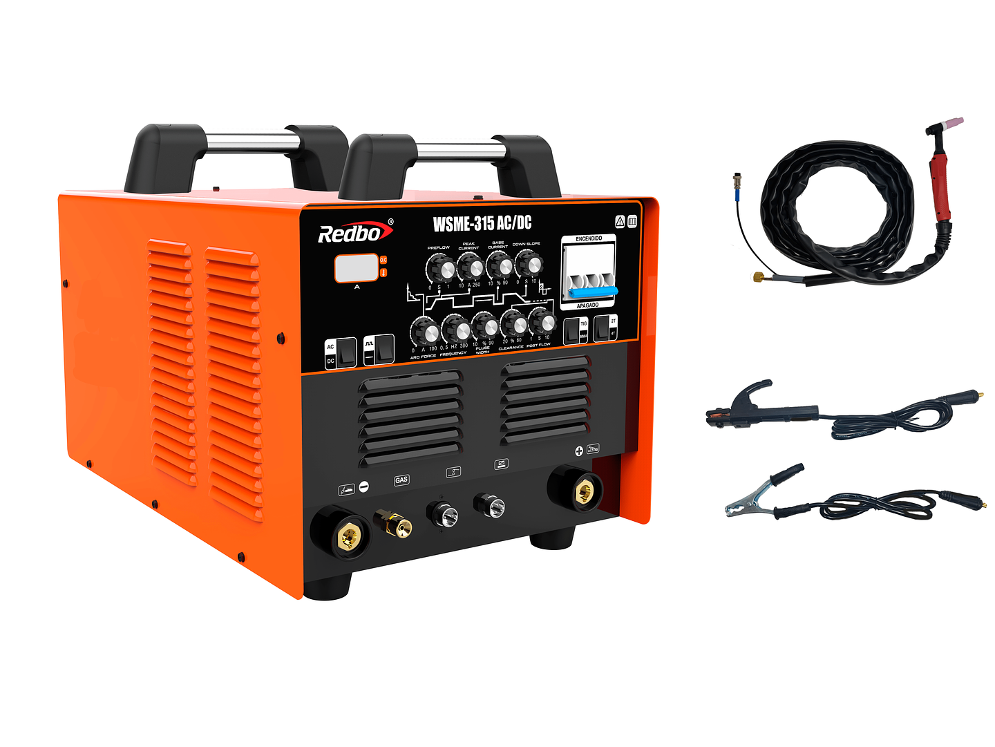 Soldadora Inverter Industrial Trifásica Redbo WSME-315 AC/DC (290A, 380V, TIG Aluminio HF / MMA) 2