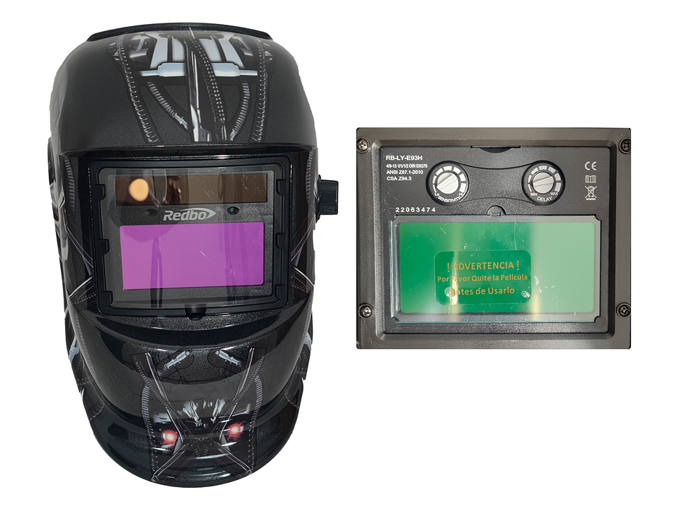 Máscara de soldar Fotosensible REDBO RB-LYE64 3