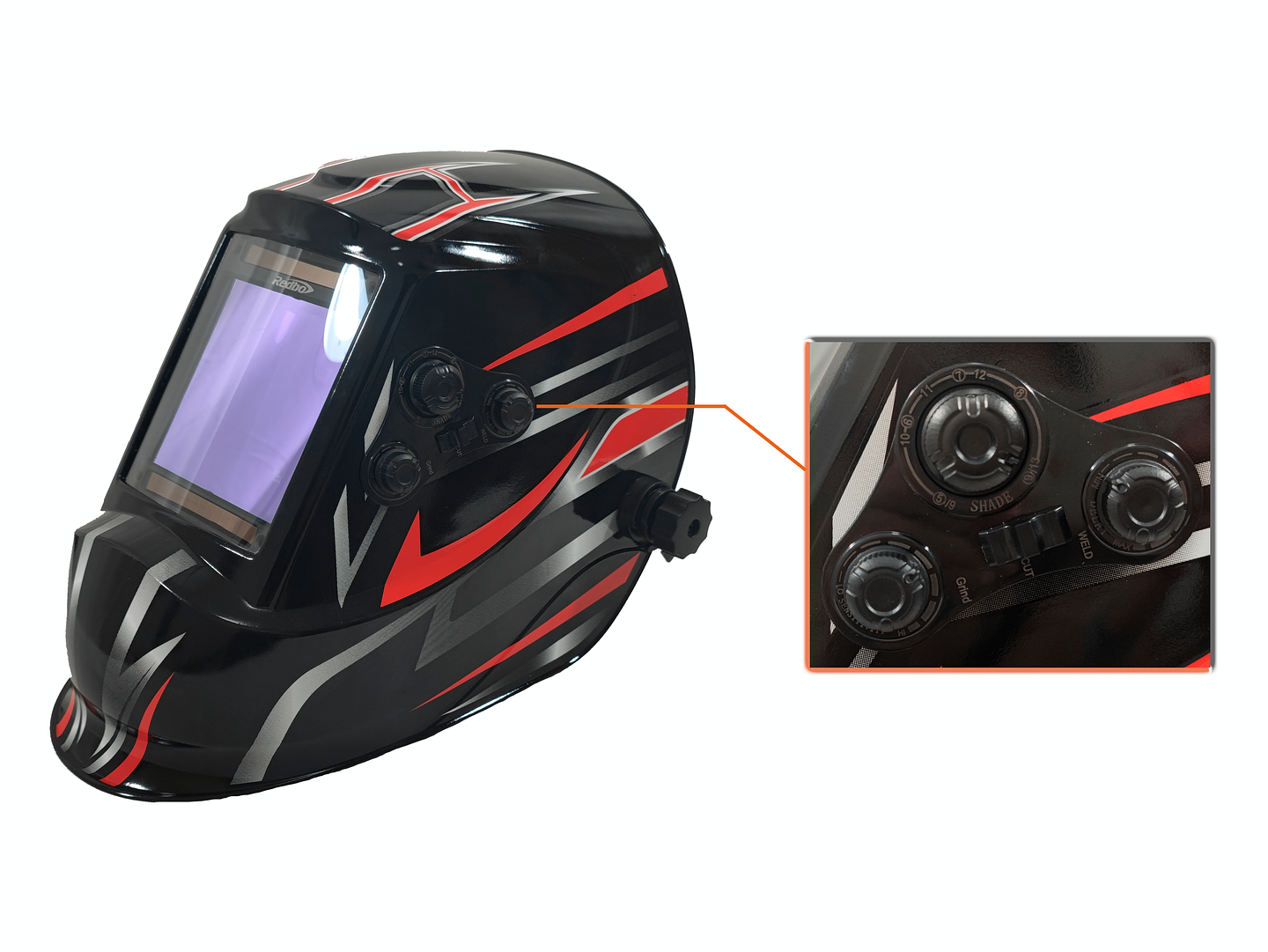 Máscara de Soldar Fotosensible Redbo RB-9000-5 