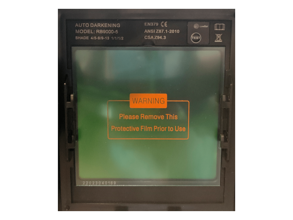 Máscara de Soldar Fotosensible Redbo RB-9000-5 