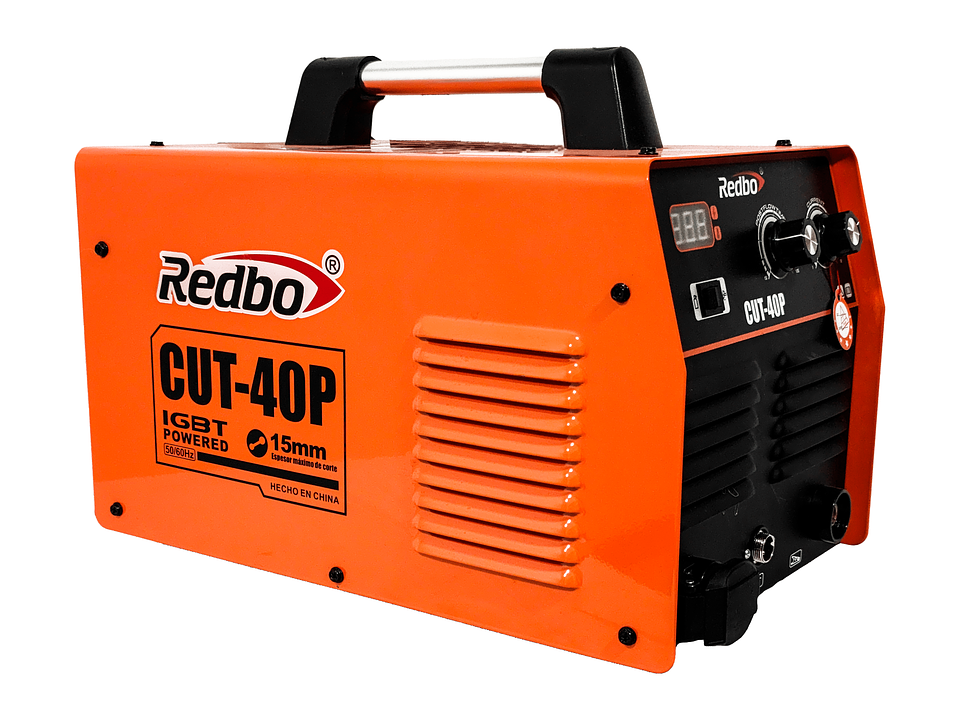 Cortadora de Plasma Inverter Redbo CUT-40P (40A, Arco Piloto, Bomba de Aire Incorporada) 1