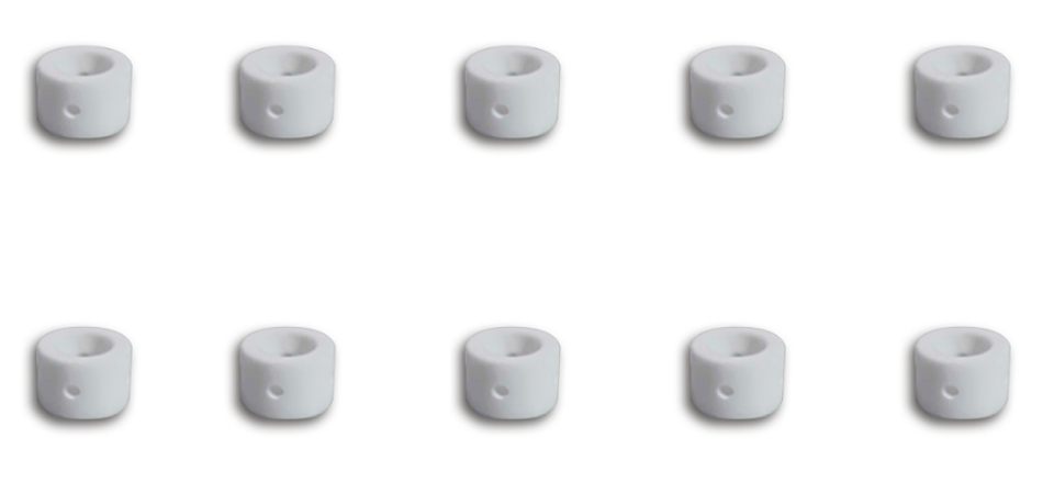 Kit 10 uni. Anillo de cerámica consumible de plasma CUT PT31 REDBO 1