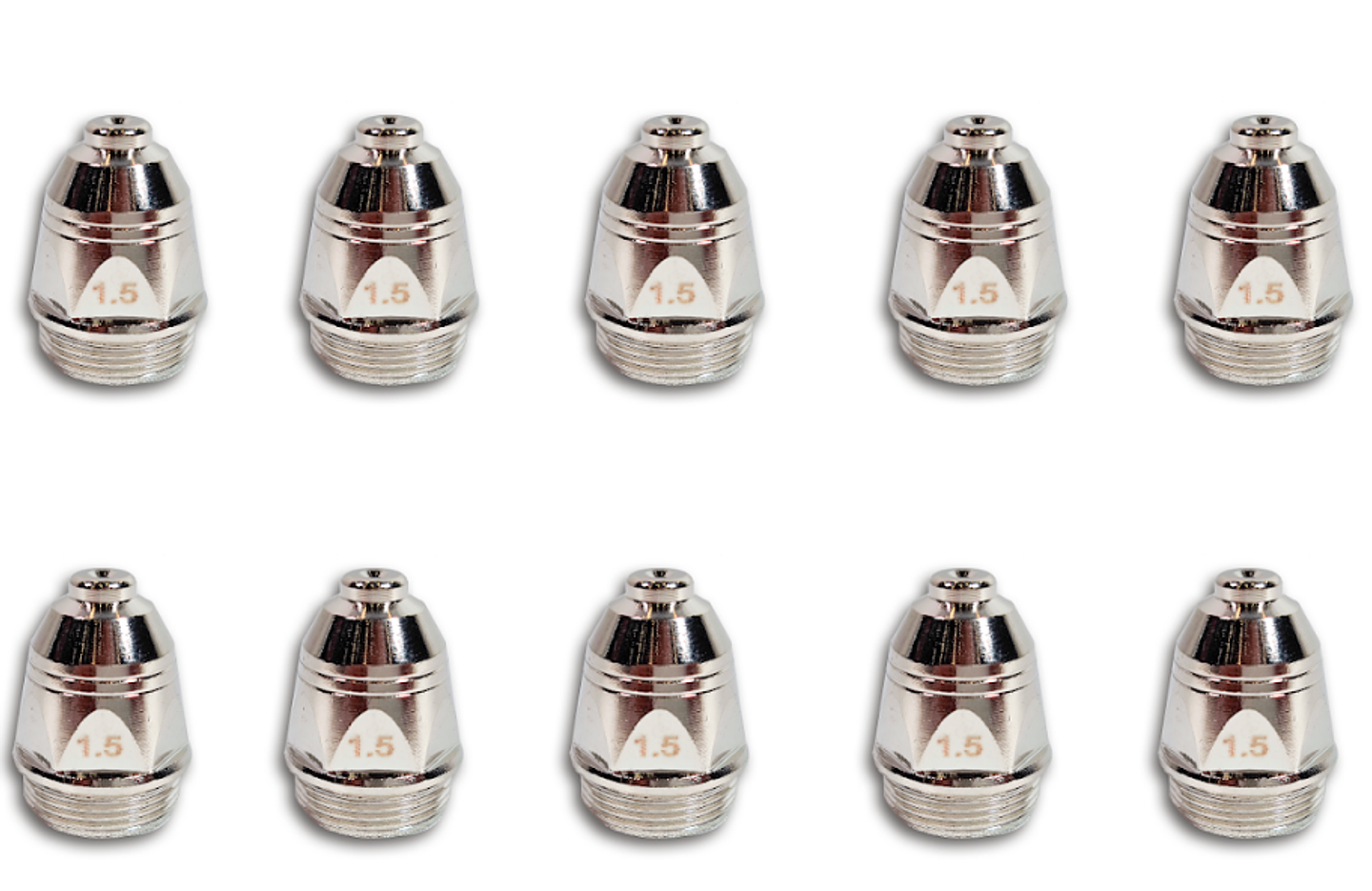 Kit 10 uni. boquillas consumible de plasma 1,5 CUT P80 REDBO 1