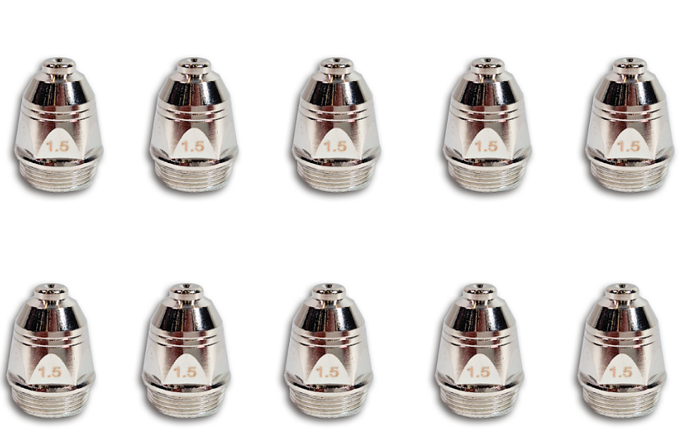 Kit 10 uni. boquillas consumible de plasma 1,5 CUT P80 REDBO 1