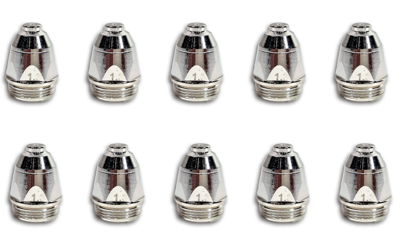 Kit 10 uni. boquillas consumible de plasma 1,3 CUT P80 REDBO 1