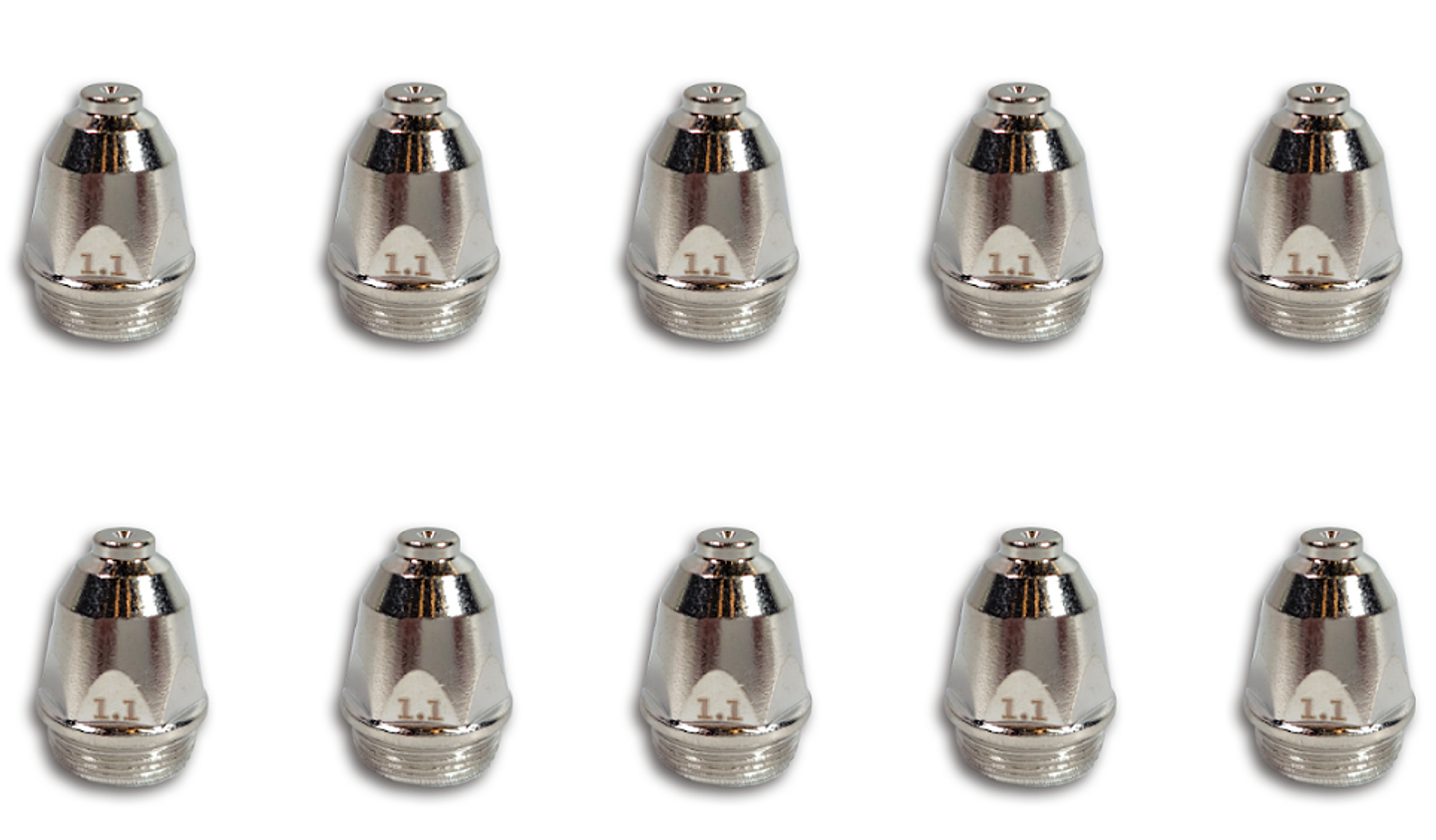 Kit 10 uni. boquillas consumible de plasma 1,1 CUT P80 REDBO 1