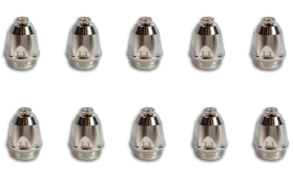 Kit 10 uni. boquillas consumible de plasma 1,1 CUT P80 REDBO 1