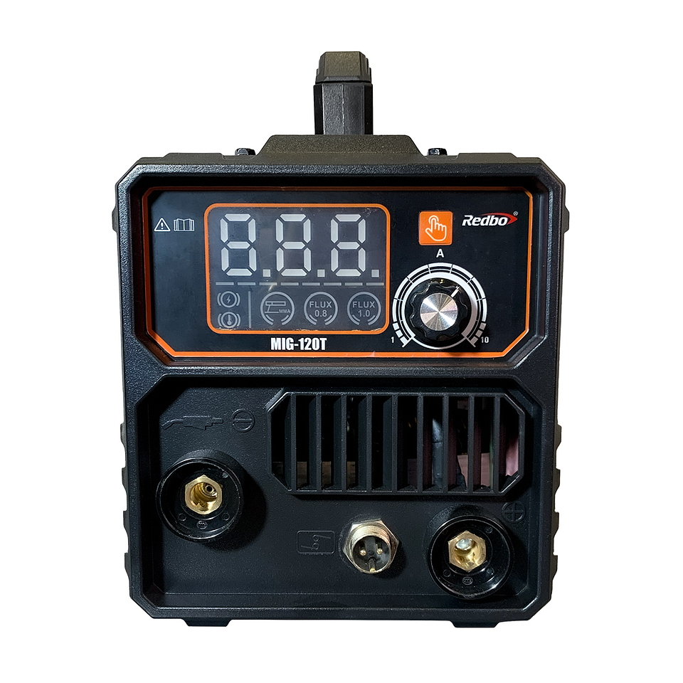 Soldadora Inversora Redbo MIG-120T 2 en 1 (MIG Sin Gas / MMA) Digital + Alambre Flux 0.5 Kg 3