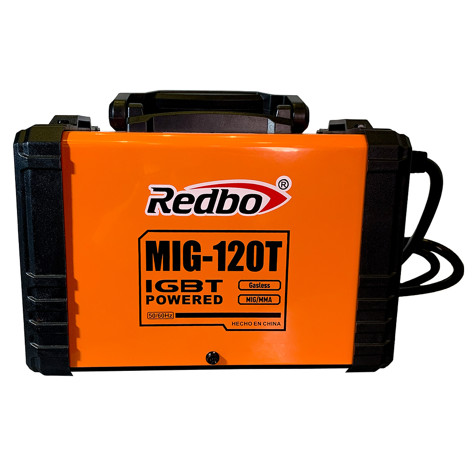 Soldadora Inversora Redbo MIG-120T 2 en 1 (MIG Sin Gas / MMA) Digital + Alambre Flux 0.5 Kg 6