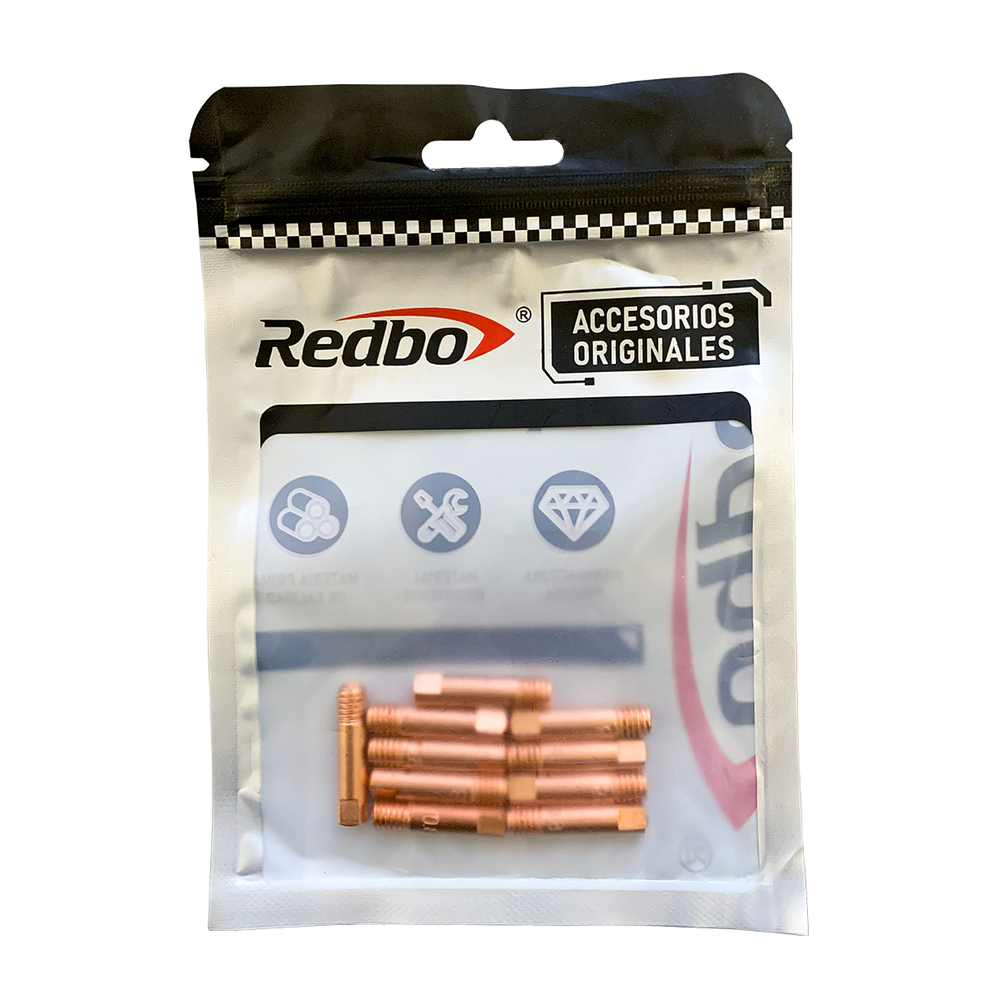 Kit 10 uni. boquillas de contacto 0,8 mm REDBO 2