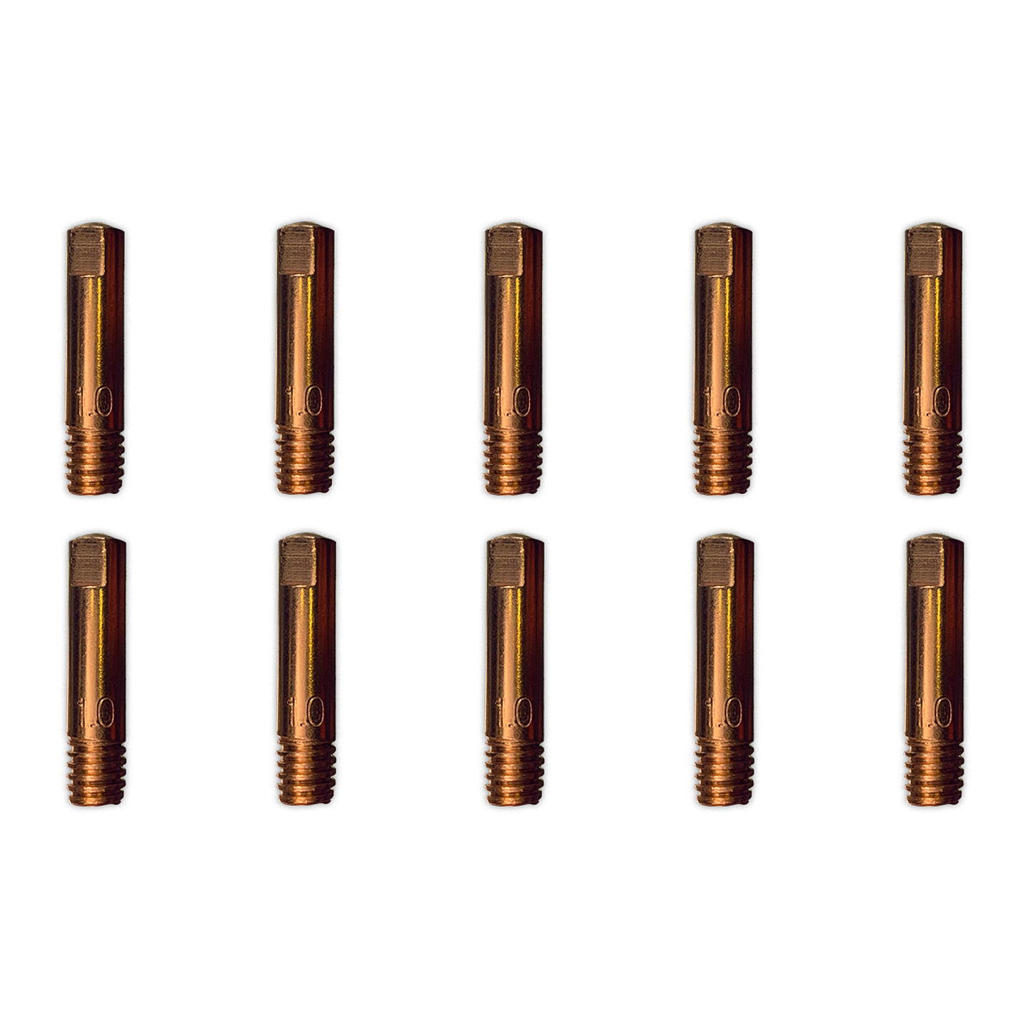 Kit 10 uni. boquillas de contacto 1,0 mm REDBO 1