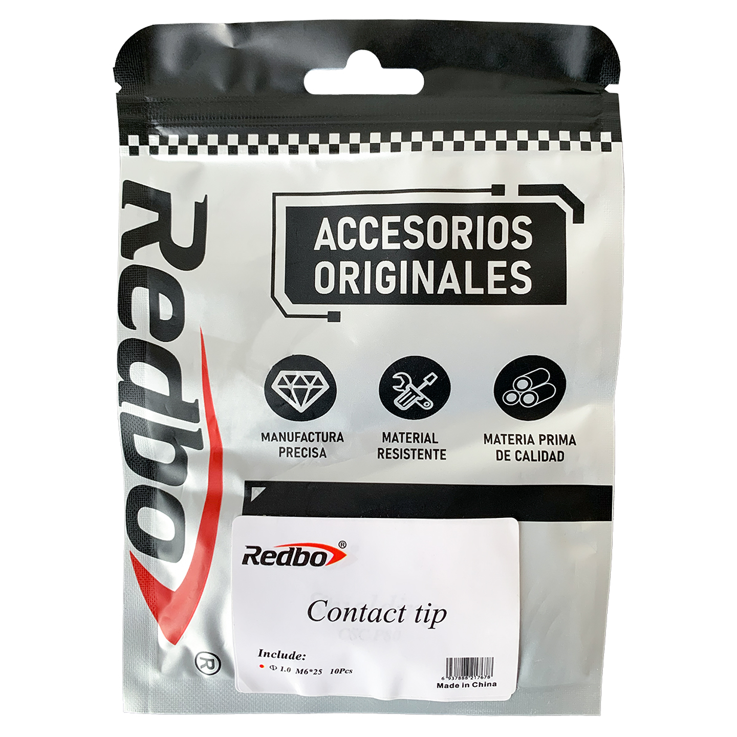 Kit 10 uni. boquillas de contacto 1,0 mm REDBO 3