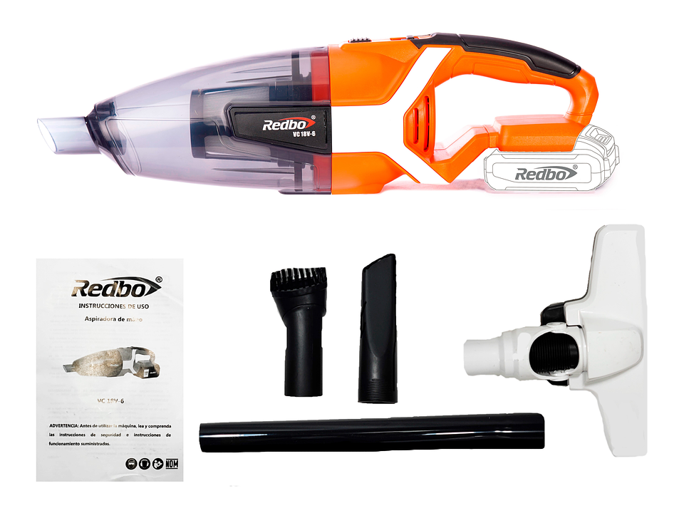 Aspiradora de Mano Inalámbrica Redbo VC 18V-6 21V (Solo Herramienta - Sin Batería) 2